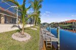 Gulf Access Canal View with Boat Dock